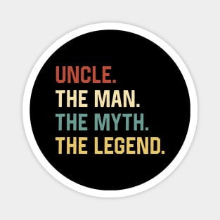 Fathers Day Shirt The Man Myth Legend Uncle Papa Gift Magnet